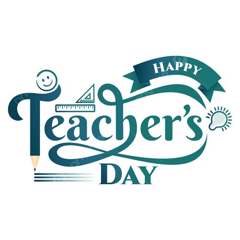 happy teachers day september  indian lettering text happy teacher
