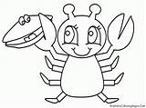 Coloring Pages Sea Animals Drawing Shells Printable Library Clipart Toddler sketch template