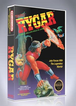 rygar retro game cases