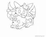 Sylveon Umbreon Coloring Pages Drawing Printable Pokemon Eevee Template Leafeon Lolbit Glaceon Deviantart Adults Kids Getdrawings Deviant Comments sketch template