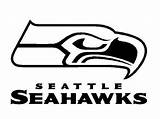 Seahawks Seattle Logo Coloring Pages Seahawk Printable Football Clipart Silhouette Svg Vector Sports Books Kids Template Logos Logodix Improve Imagination sketch template
