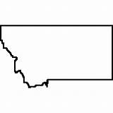 Montana Outline State Map Outlines Clipart Clip Stamp Silhouette Blank Cliparts Rubber Teacher Clipartbest Cricut Mt Printable Drawing States Library sketch template