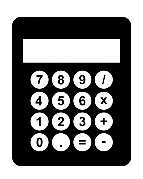 calculator black clipart  stock photo public domain pictures