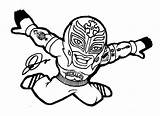 Coloring Pages Mysterio Rey Popular sketch template