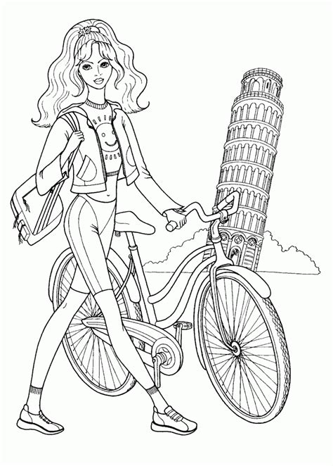 games  kids fashionable girls coloring page  coloring home