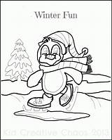 Coloring Penguin Hiver Saison Freddys Nights Coloriages Coloringpages101 sketch template