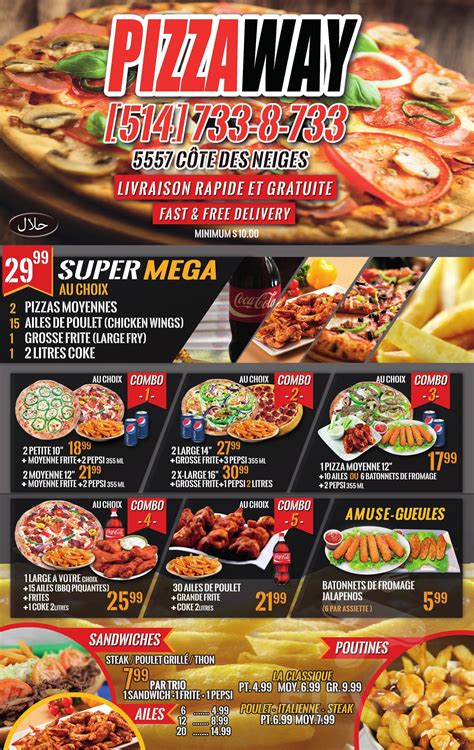 pizza  menu  montreal quebec canada