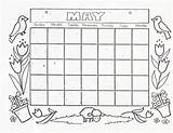 Calendar Purrfect Calendars sketch template