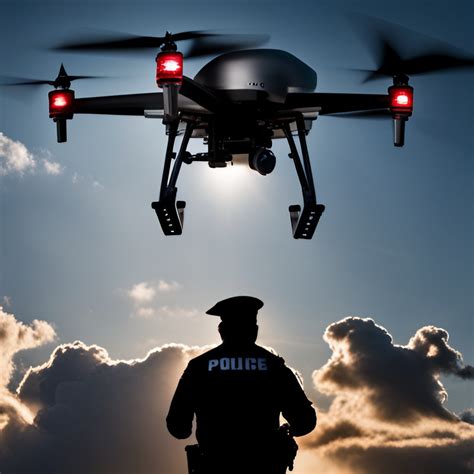 como se ve  dron policial por la noche  como detectarlo
