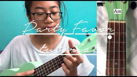 party favor billie eilish ukulele tutorial youtube