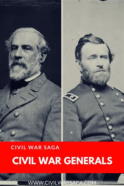civil war generals civil war saga