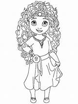 Coloring Princess Pages Baby Little Belle Merida Printable Girls Color Girl Top Sheet Recommended Colors Onlinecoloringpages sketch template