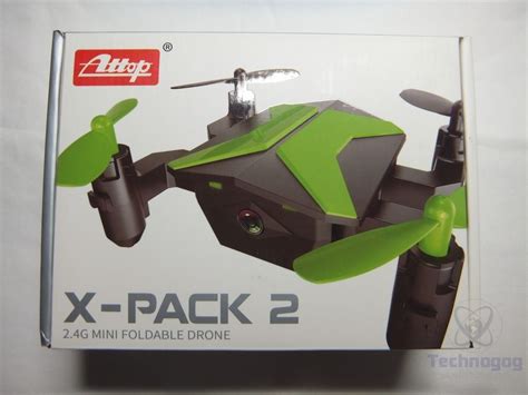 review  attop  pack  mini drone quadcopter technogog