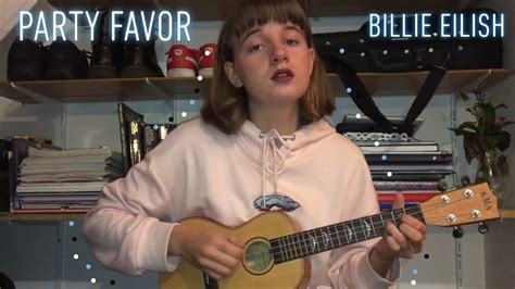 party favor billie eilish ukulele cover youtube