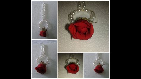 diy fresh flowers jewellery making youtube