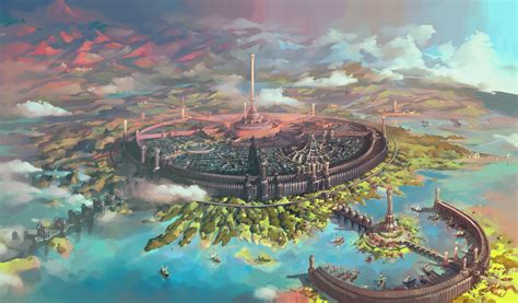 wanted  share  beautiful concept art   imperial city idk