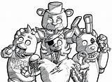 Fnaf Pages Coloring Colouring Characters Drawing Crew Print Color Printable Office Bonnie Deviantart Withered Getcolorings Search Sun Trending Group Days sketch template