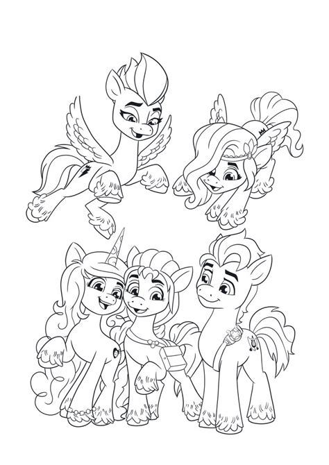 pony   generation  coloring pages   pony
