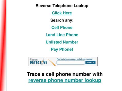 reverse phone number lookup powerpoint