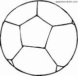 Ball Soccer Coloring Colouring Sports Clipart Pages Color Outline Sherriallen Kids Gif Clip Library Perfect Baseball sketch template