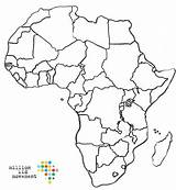 Africa Coloring Countries Carte Map Botanique Tatouage Afrique Choisir Tableau Un African Monde Du Printable sketch template