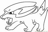 Electrike Pokémon Coloringpages101 sketch template