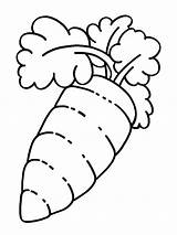 Carrot Coloring Pages Verduras Line Vegetables Drawing Print Color Clipartmag Recommended sketch template