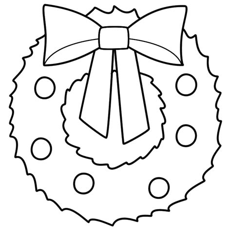 christmas wreath coloring page christmas coloring sheets