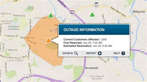 duke power outage affects about 1 800 customers in east raleigh