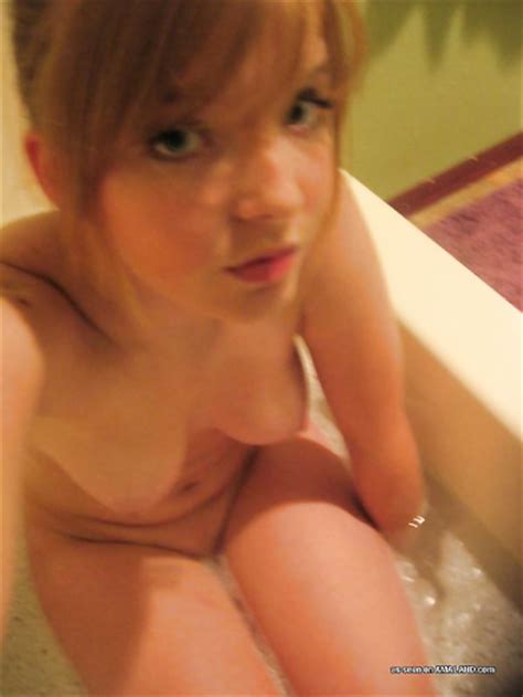 Naughty Blonde Teen Stripping Naked And Posing Sleazy While Camwhoring
