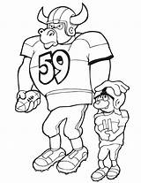 Coloring Football Pages Bull Kids Sheets Player Dog Color Patrick Books Star Printactivities Nfl Printable Students Print Jersey Players Adult sketch template