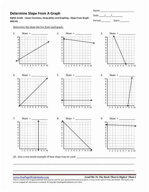 graphing linear equations worksheet  beautiful graphing linear