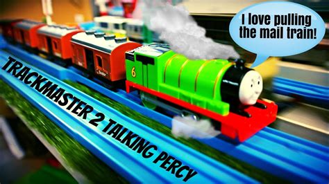 trackmaster  talking percy unboxing review   run  wheel