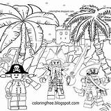 Pirate Getdrawings Minifigures Homecolor sketch template