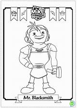 Coloring Knight Mike Pages Popular sketch template