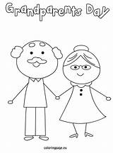 Grandparents Coloring Pages Activities sketch template