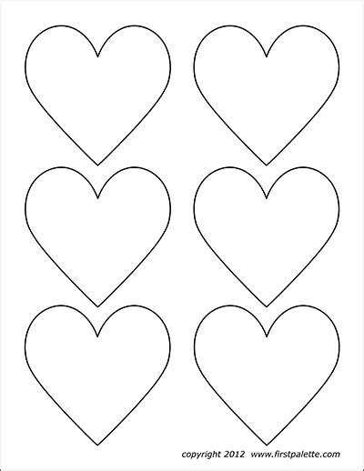 printable hearts shape     heart shape styles  ll