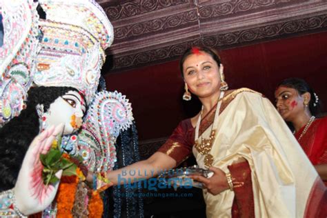 rani mukerji celebrates sindur khela parties and events