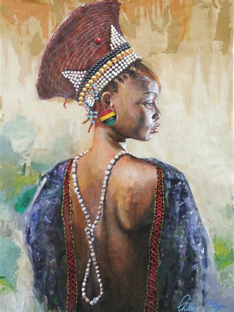 zulu art female art africa art south african art