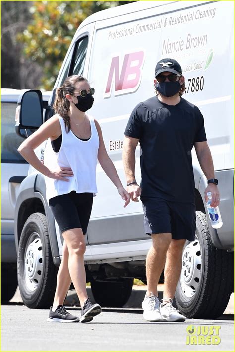 lea michele and zandy reich kick off their week with a walk