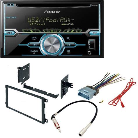 pioneer fhxui double din cd player  mixtrax  ipod compatibility dash mounting