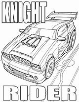 Kitt Knightrider sketch template