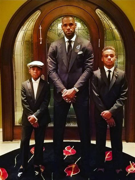 Lebron James And Sons Are Beyond Dapper In Classic Black And White
