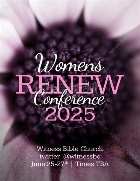 womens conference flyer template   printable templates