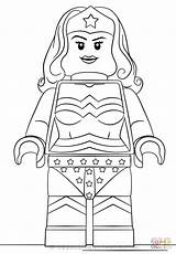 Coloring Pages Lego Movie Wonder Dc Superhero Girls Woman Printable Sheets Cristinapicteaza Kids sketch template