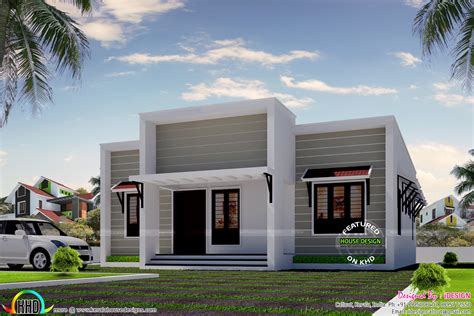 cost  lakhs small simple modern house kerala home design  floor