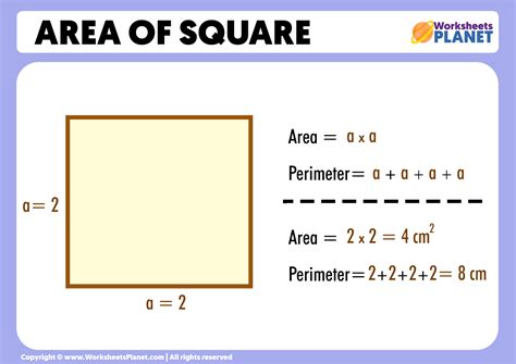 top  area   square formula
