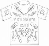Coloring Father Pages Fathers Shirt Happy Printable Kids Quotes Sheets Visit sketch template