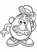 Potato Head Coloring Mr Pages Printable Toy Story Kids Colorear Para Drawing Patate Disney Fun Monsieur Color Imprimer Coloriage Colouring sketch template