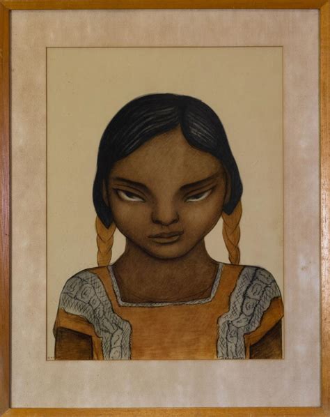 Lot Diego Rivera Mexican Girl